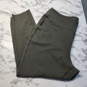 Unbranded 2X Olive Green Pull On Skinny Leg Chino Ponte Legging Pants